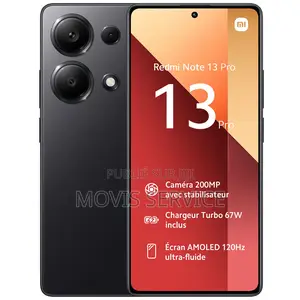 Neuf Xiaomi Redmi Note 13 Pro 256 GB Noir