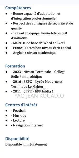 Station Essence À Abidjan Recrute Du Personnel