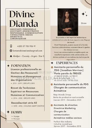 Je Vous Confectionne Des Cv Parfaitement Adaptés À La Cible.