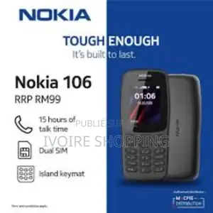 Neuf Nokia 106 Noir