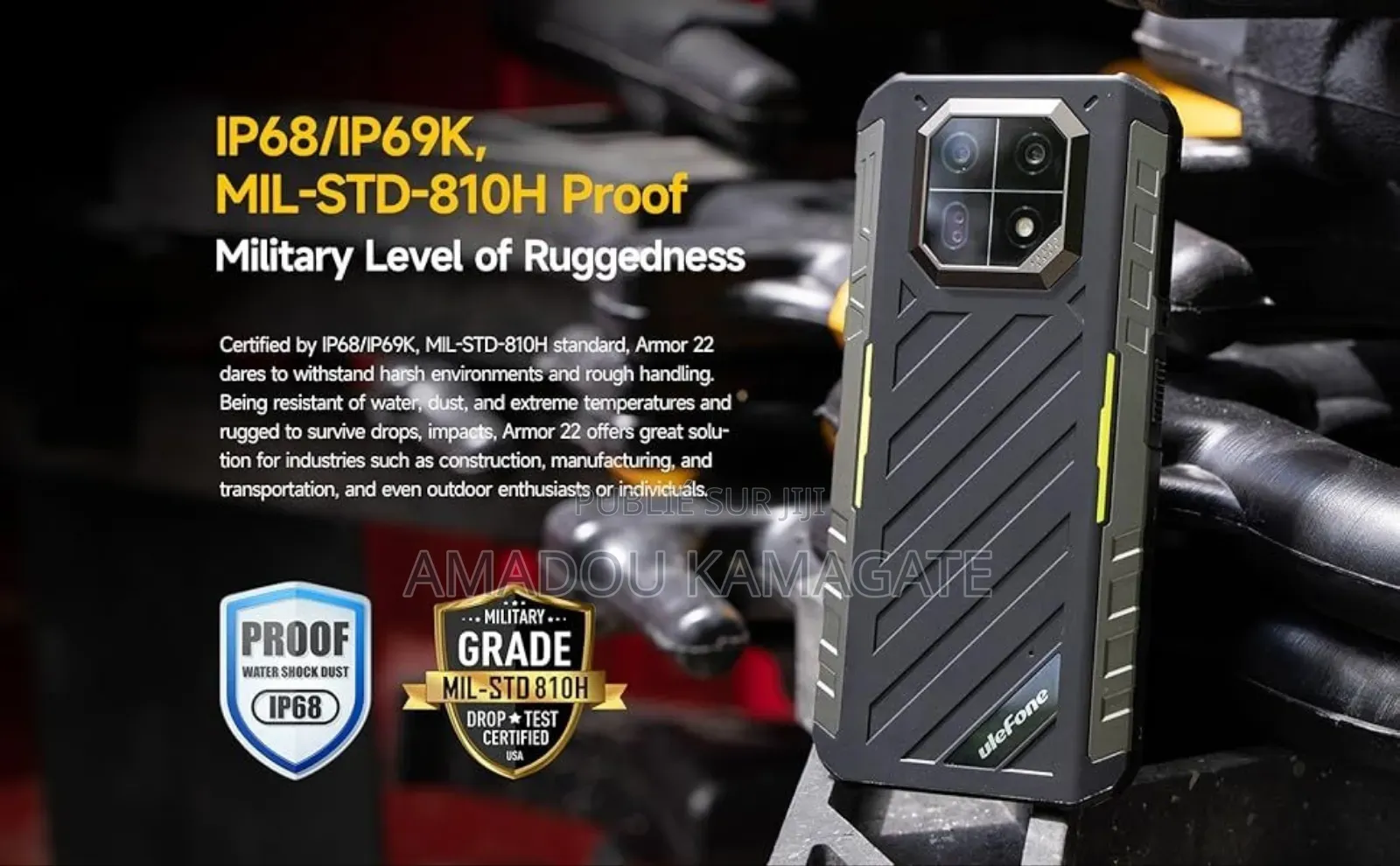 Neuf Ulefone Armor 32 GB Noir