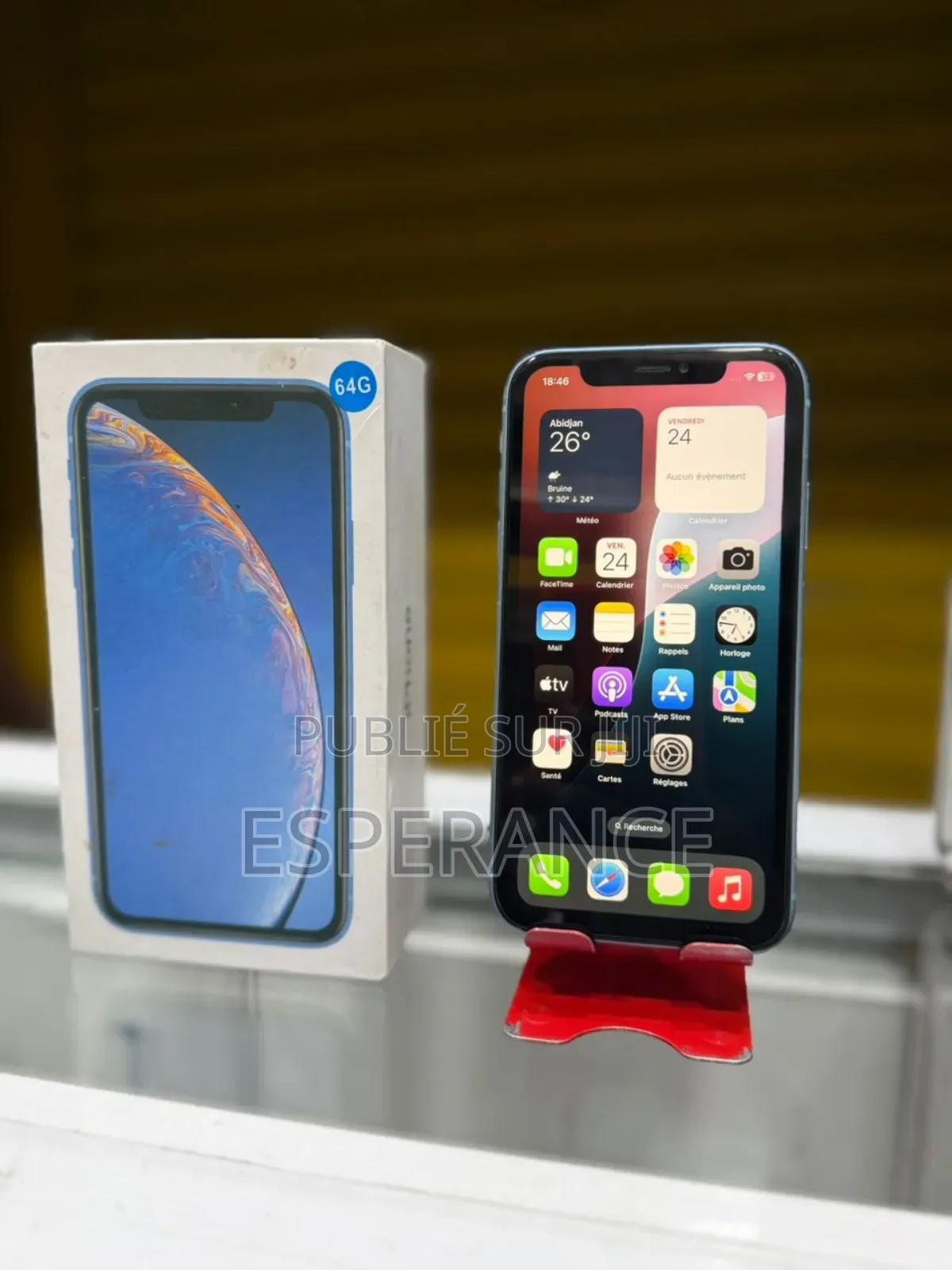 Apple iPhone XR 64 GB Bleu