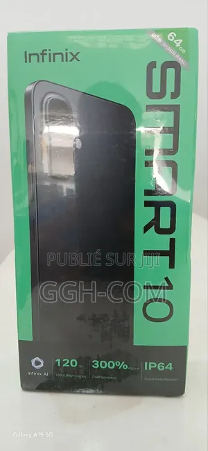 Neuf Infinix Smart 10 HD 64 GB Argenté