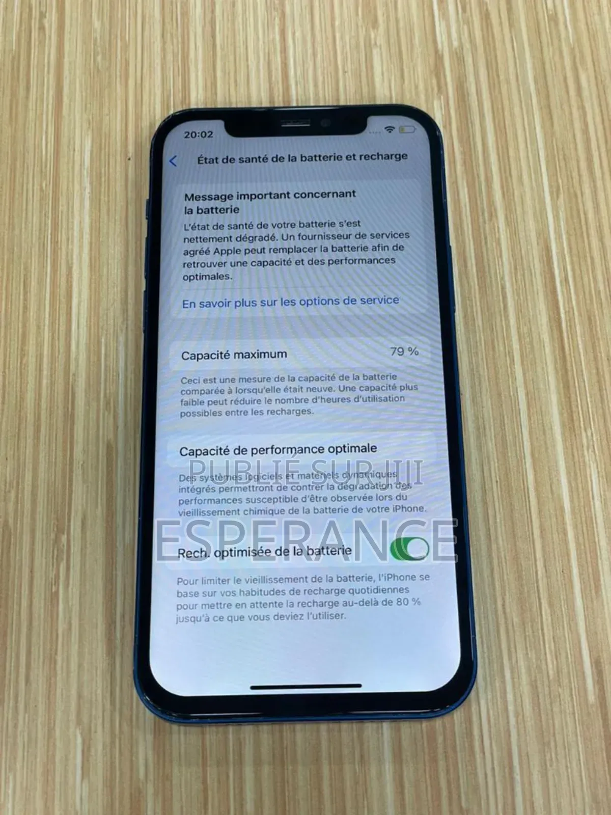 Apple iPhone 12 64 GB Bleu