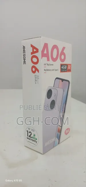 Neuf Itel A06 32 GB Noir