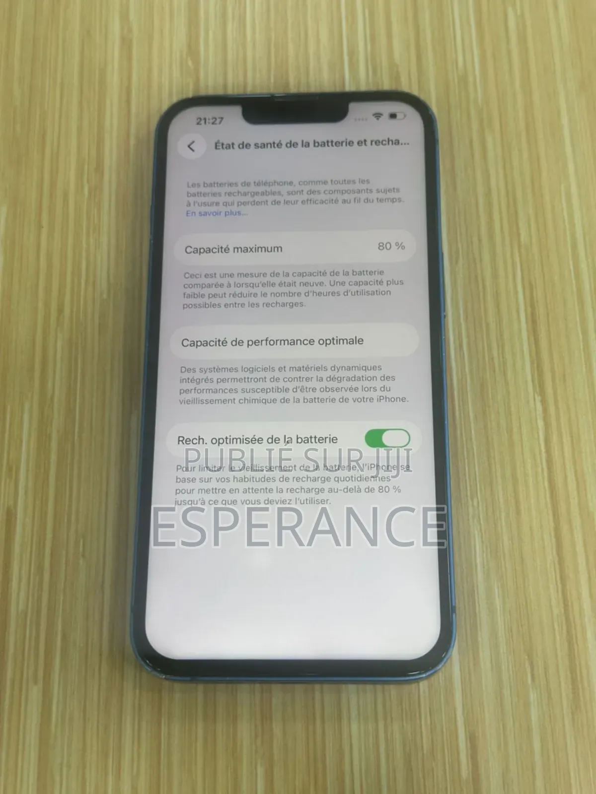 Apple iPhone 13 128 GB Bleu