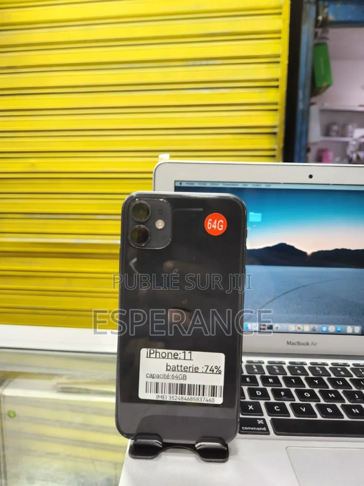 Apple iPhone 11 64 GB Noir