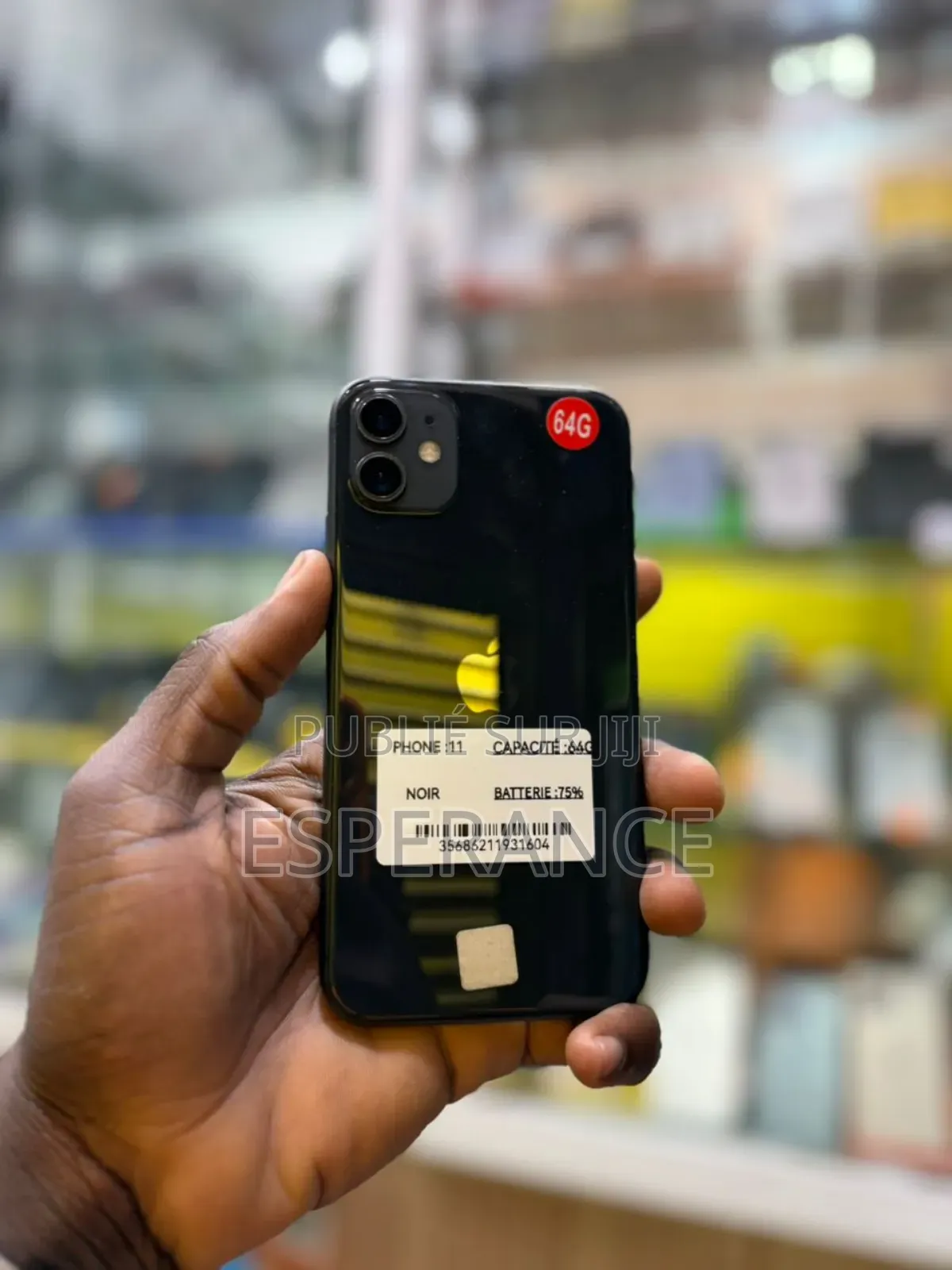 Apple iPhone 11 64 GB Noir