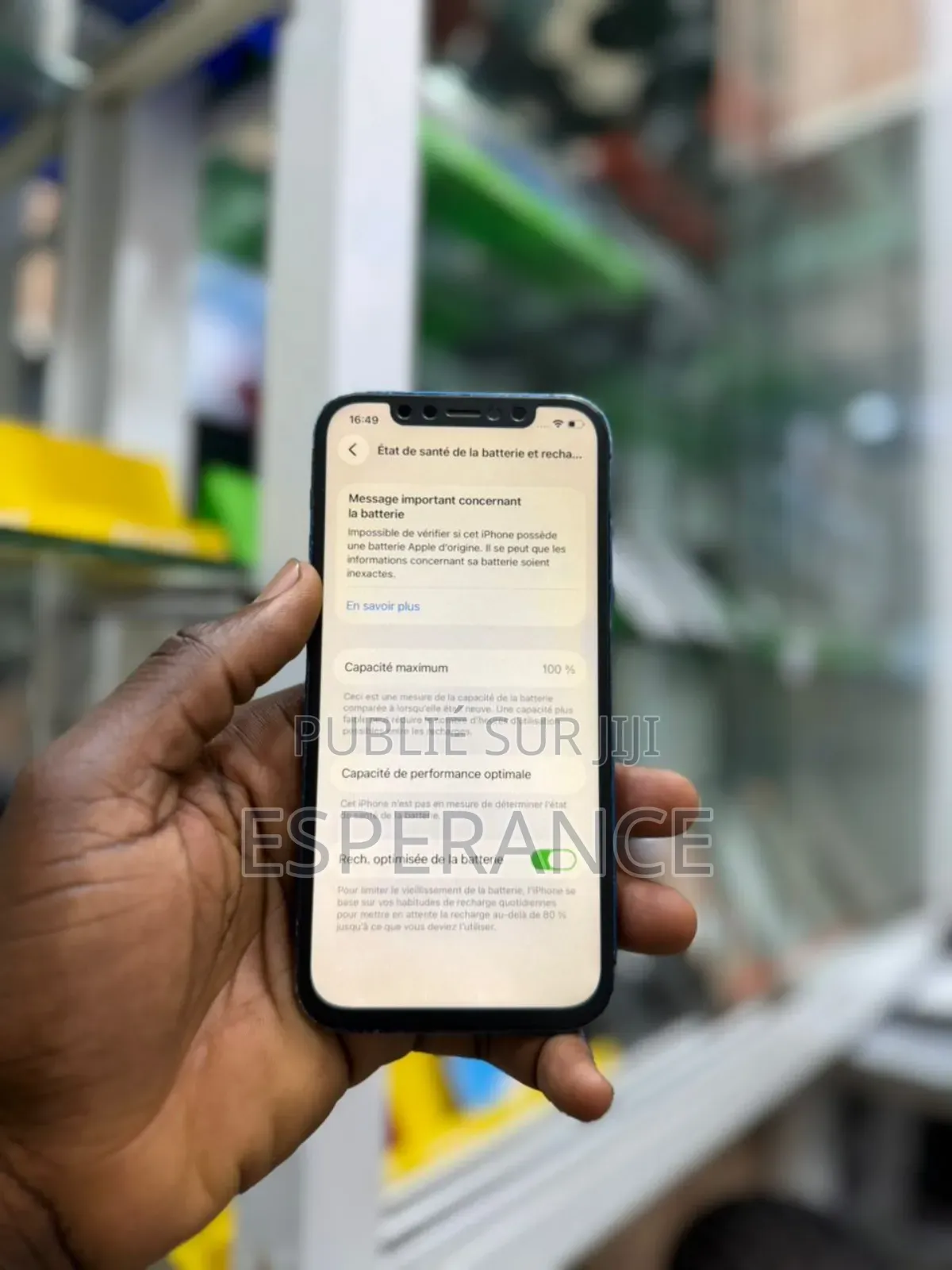 Apple iPhone 12 128 GB Bleu