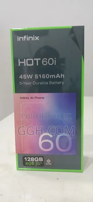Neuf Infinix Hot 60i 128 GB Argenté