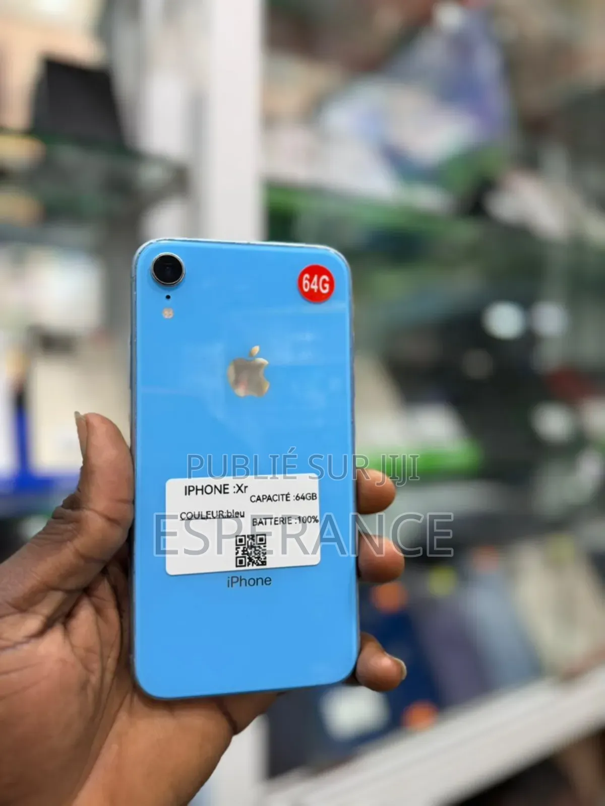 Apple iPhone XR 64 GB Bleu