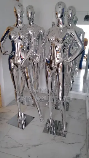 Mannequins De Couleur Argenté