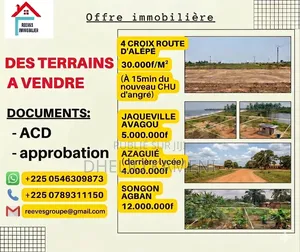 Opportunités Foncier À Angré 12eme Tranche Et Ces Environs