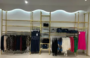Portant À À Vêtements Mural Style Luxueux/ Étagère De Magasin