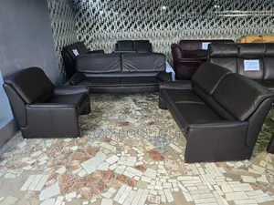 Salon en Cuir De Buffle Importé d'Europe