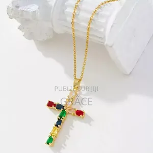 Collier en Crois Multicolore