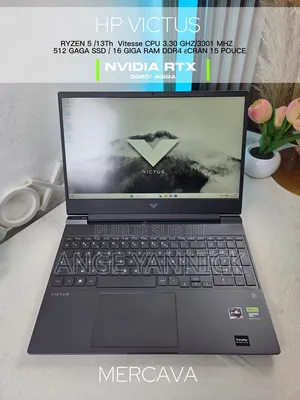 Nouveau Ordinateur portable HP Victus 15 16GB AMD Ryzen 5 SSD 512GB