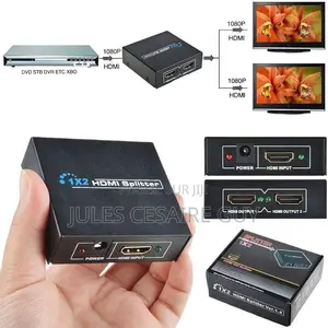 Splitter Hdmi 2 Ports - Repartiteur - 1 Source Hdmi Vers 2 Ecrans