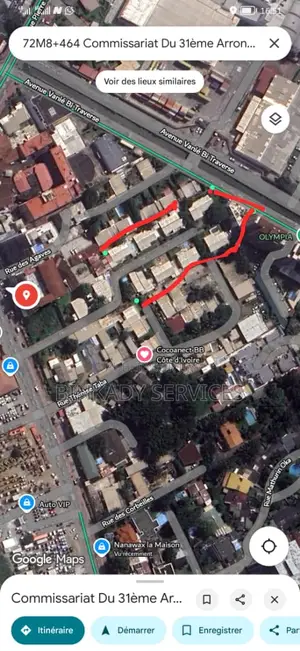 Terrain 7 016 M2 Zone 4 — Acd — 1 250 000 Fcfa/M2