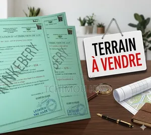 Vente 8 Lots 500m2 Dabou À L’Entrée