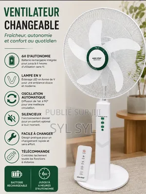 Ventilateur Rechargeable