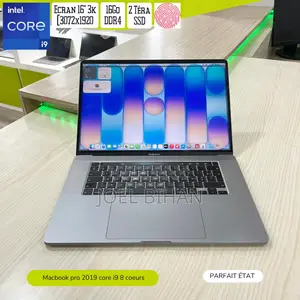 Nouveau Apple MacBook Pro 2019 16GB Intel Core i9 SSD 2T