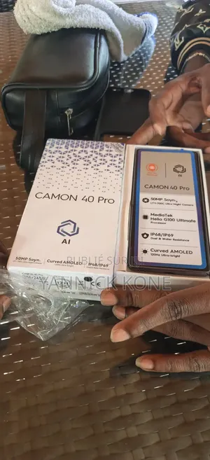 Nouveau Tecno Camon 40 Pro 4G 256 GB Gris