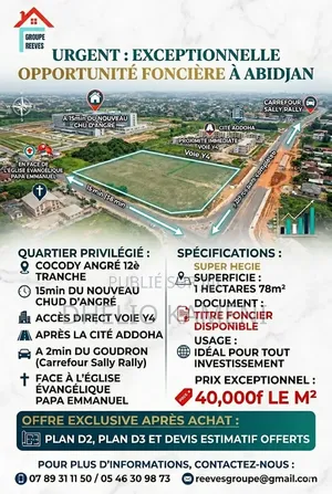 Opportunités Foncier À Angré