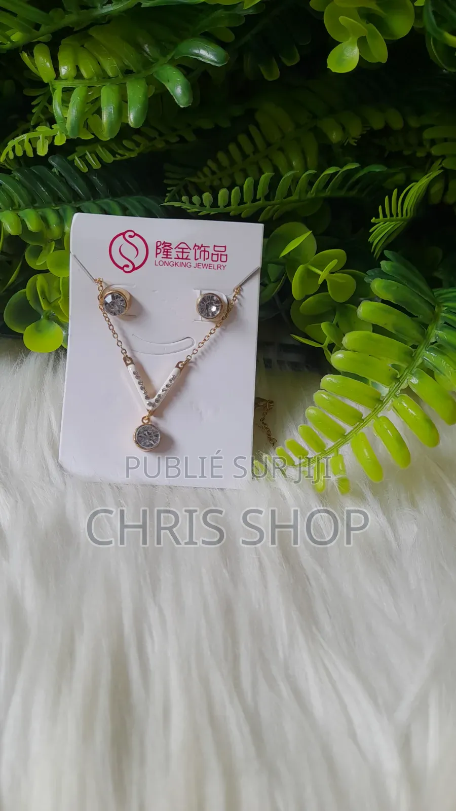 Boucle d'Oreille Et Chaîne