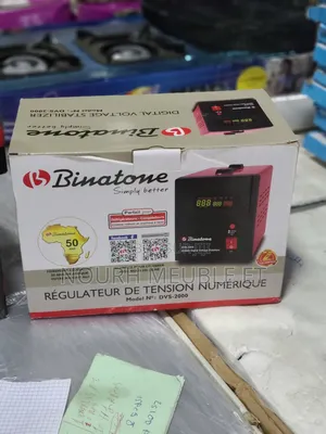 Stabilisateur Numérique Binatone 2000w – Neuf