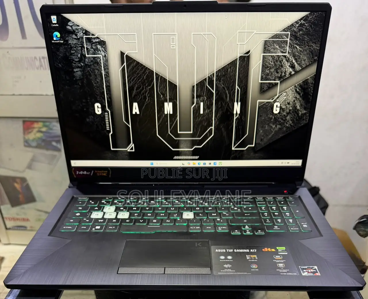 Ordinateur portable Asus TUF Gaming A17 16GB AMD Ryzen 5 SSD 512GB