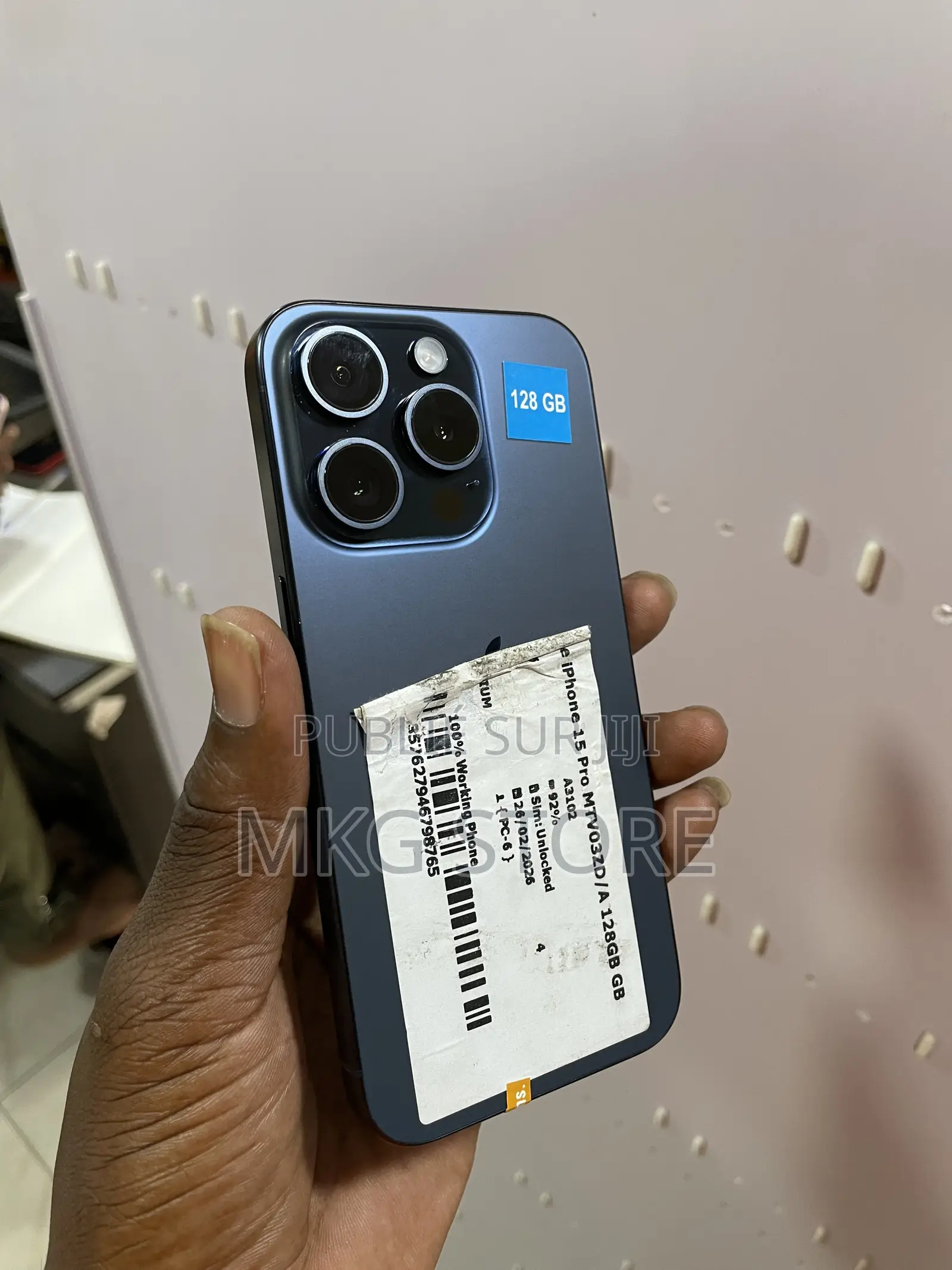 Apple iPhone 15 Pro 128 GB Bleu