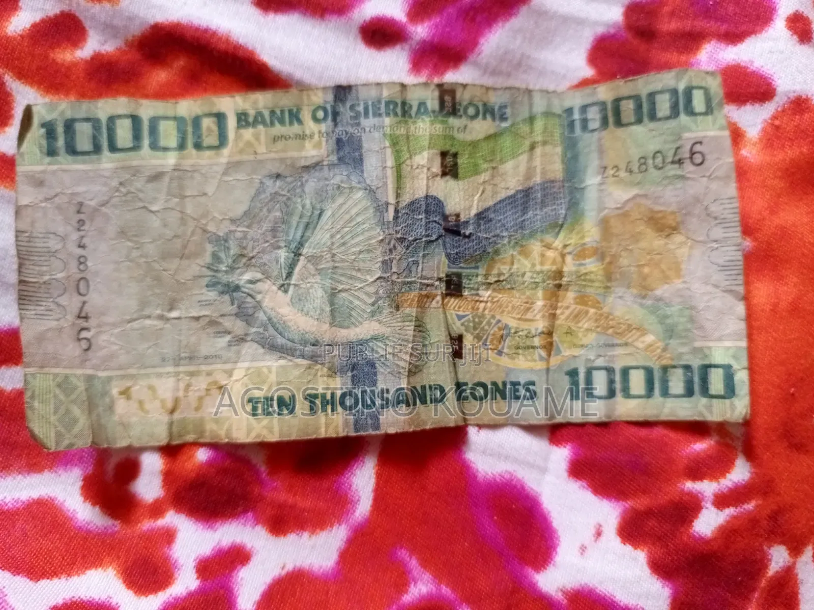 Ancien Billet De Sierra Leone
