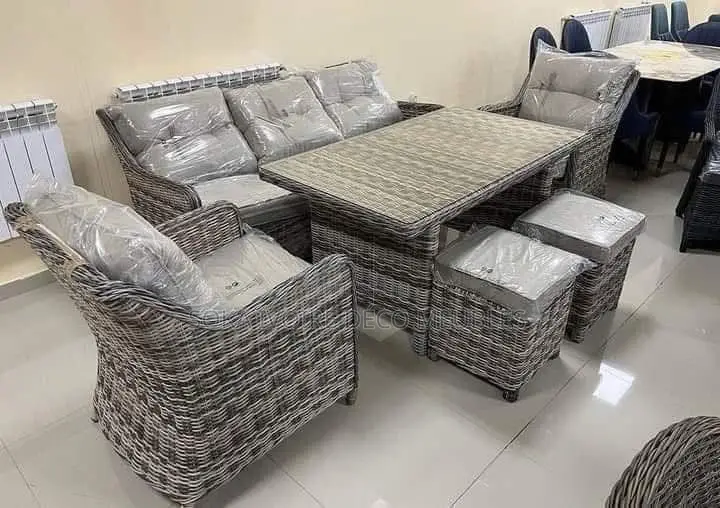Ensemble Salon Jardin en Rotin