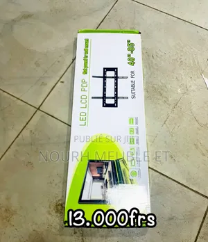 Support Mural Tv Led/LCD/PDP 40" À 85" — 13.000 FRS