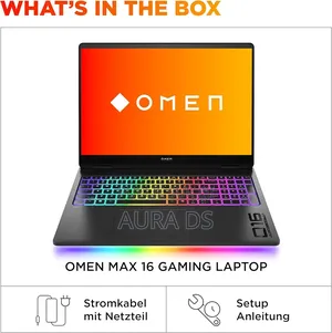 Nouveau Ordinateur portable HP Omen Max 16 32GB AMD Ryzen 9 SSD 1T
