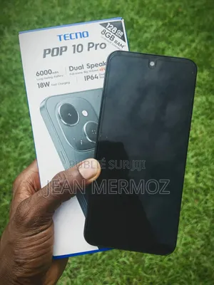 Nouveau Tecno Pop 10 Pro 128 GB Noir