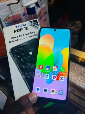 Nouveau Tecno Pop 10C 64 GB Noir
