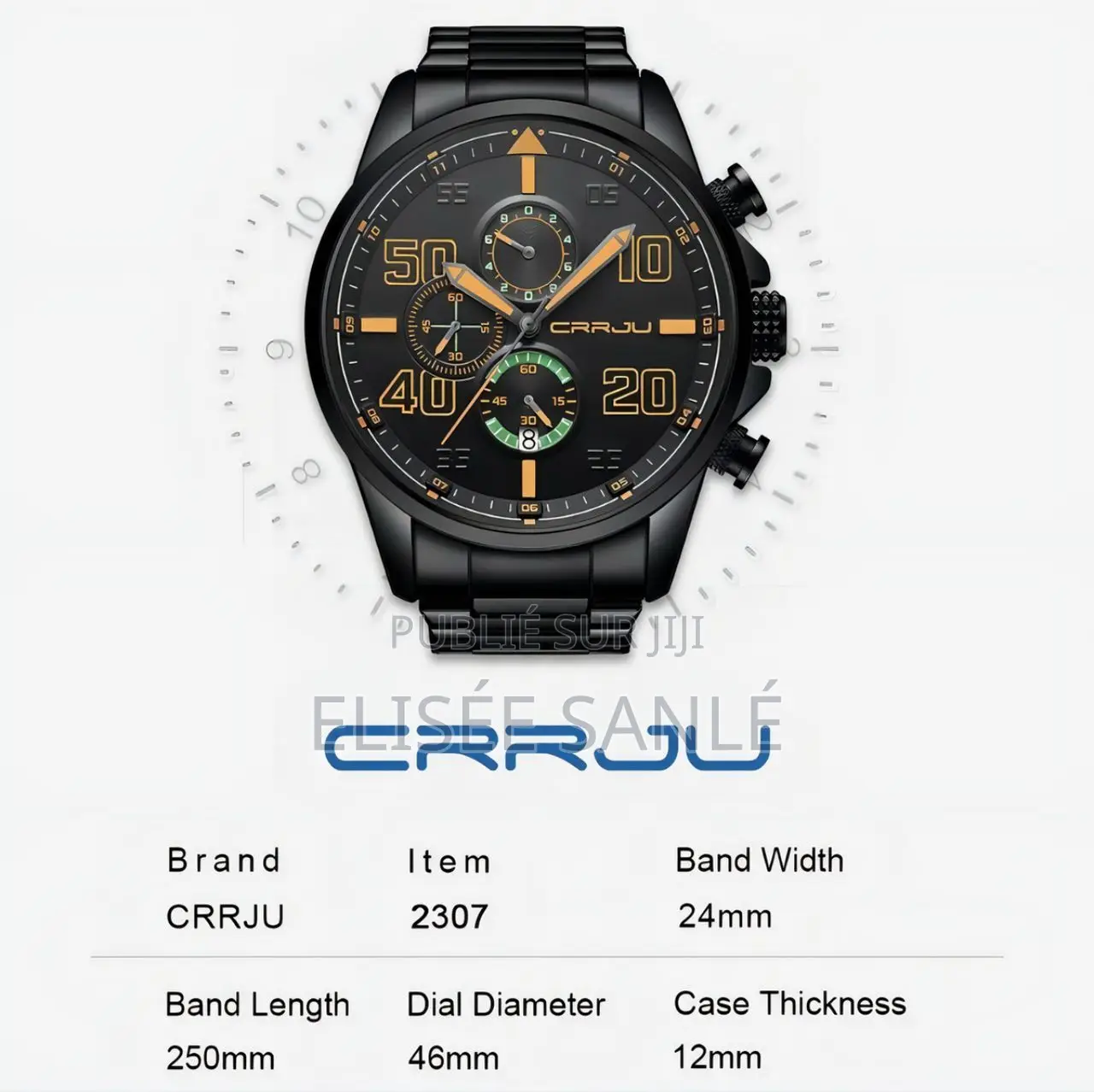Montre À Quartz Crrju Originale