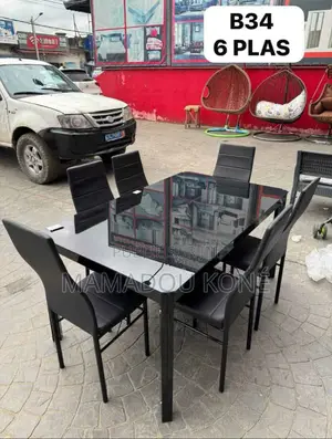 Table À Manger Vitrée Plus 06 Chaises
