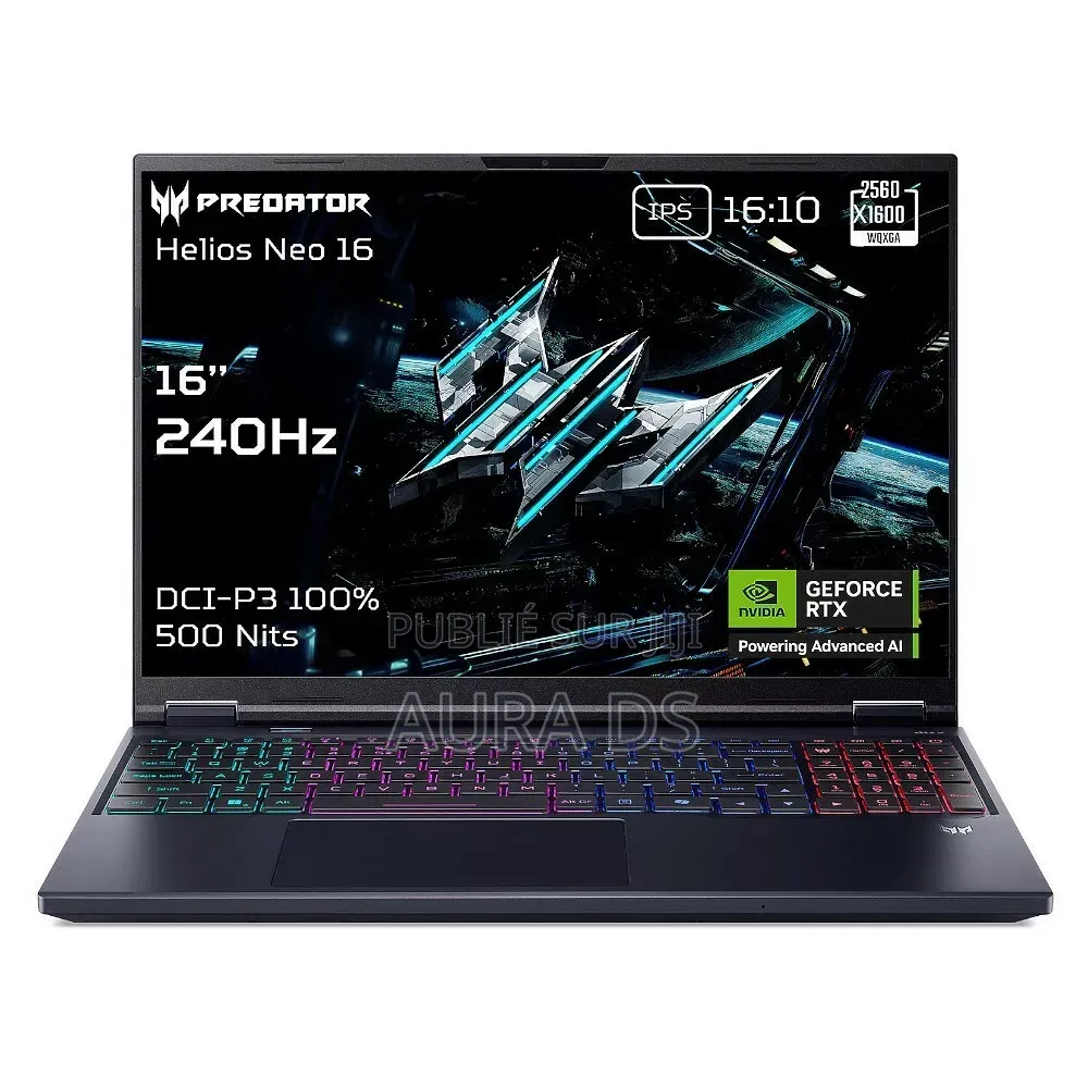 Nouveau Acer Predator Helios Neo 16 32GB Intel Core Ultra 9 SSD 1T