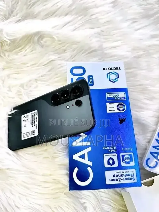 Nouveau Tecno Camon 50 Pro 256 GB Noir