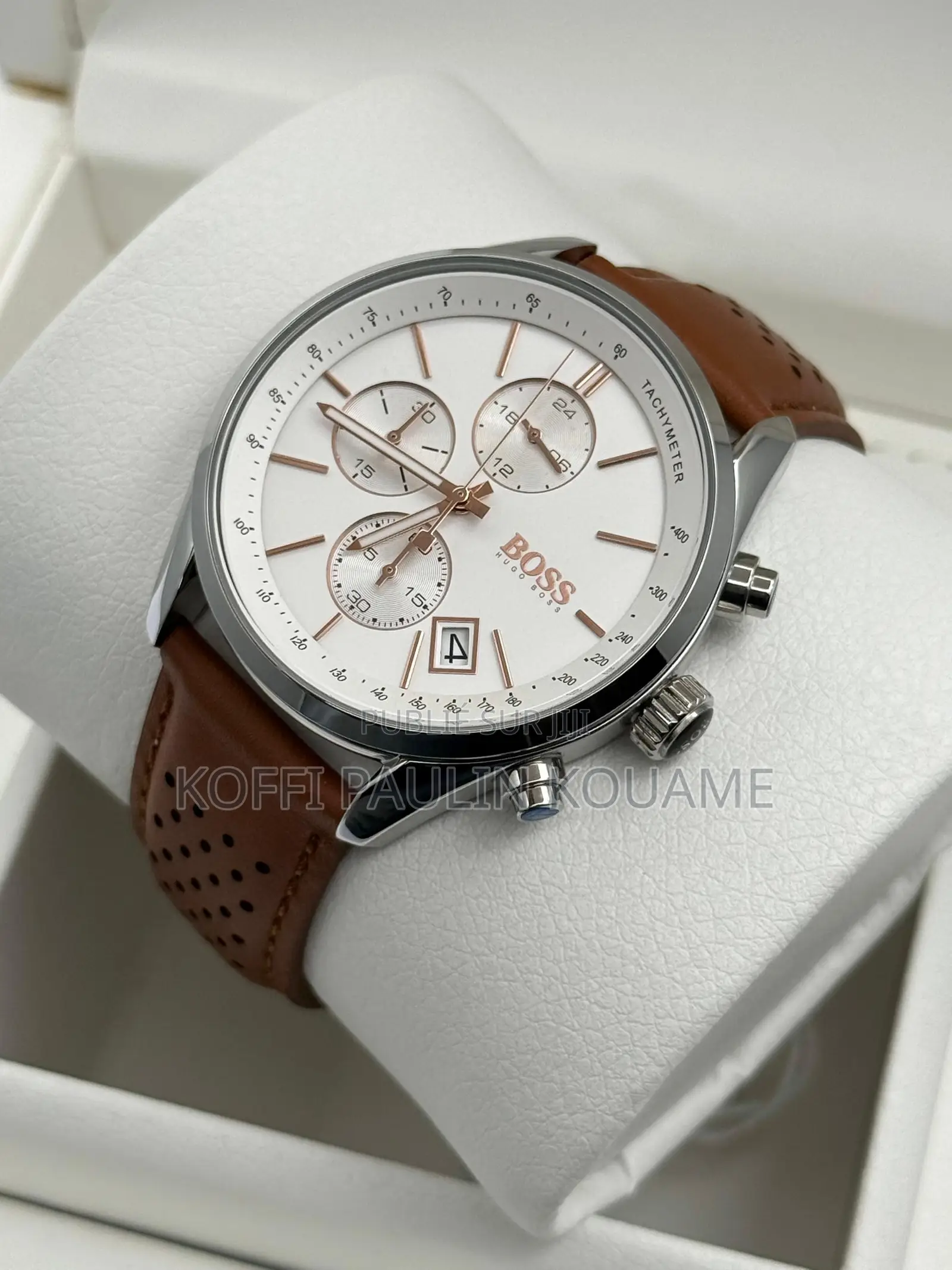 Montre Hugo Boss en Cuir Originale