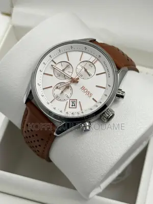 Montre Hugo Boss en Cuir Originale
