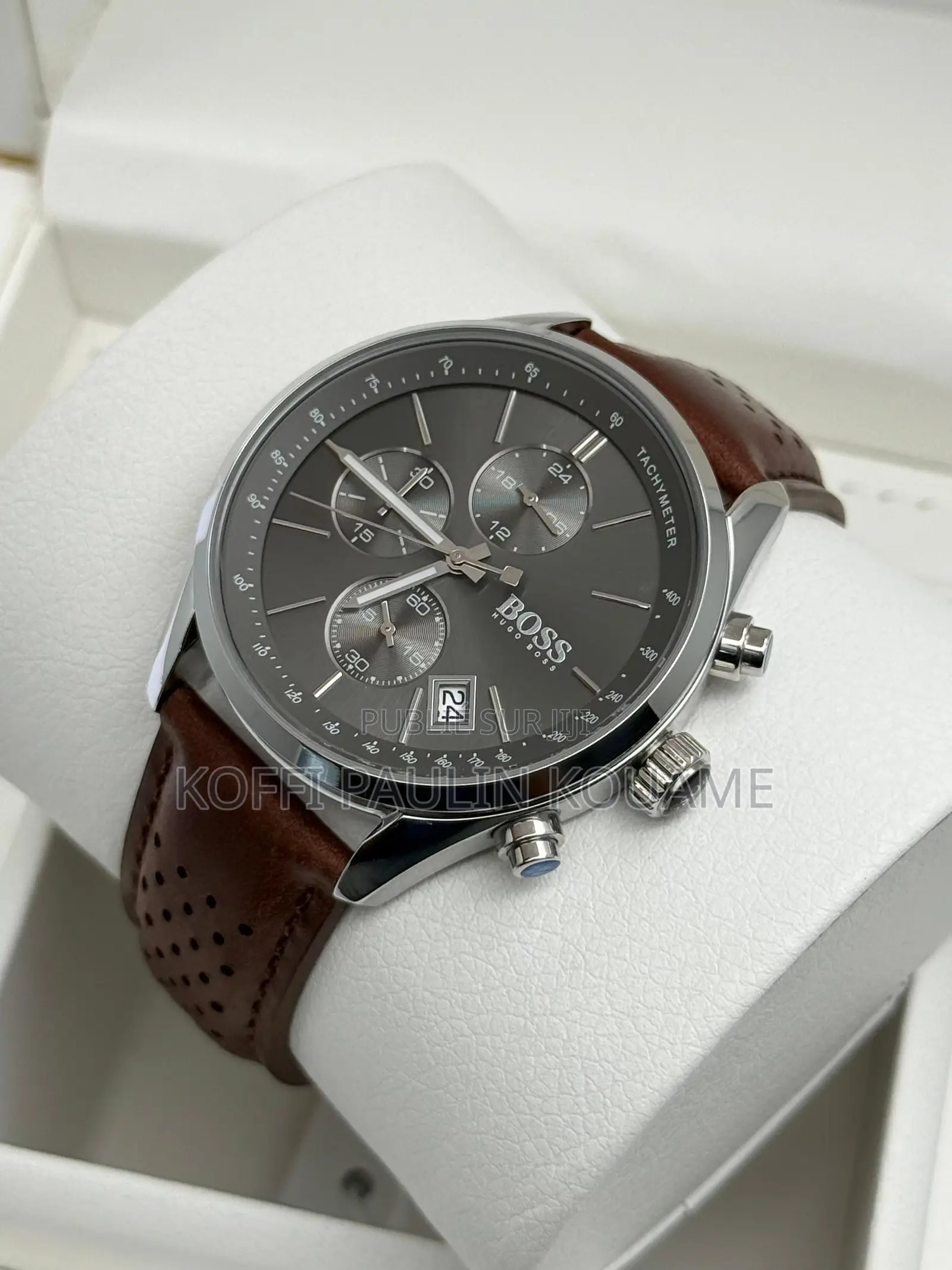 Montre Hugo Boss en Cuir Originale