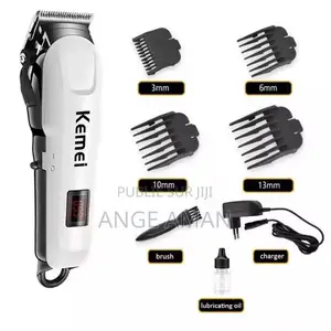 Tondeuse Professionnelle Sans Fil Kemei Avec Écran Led