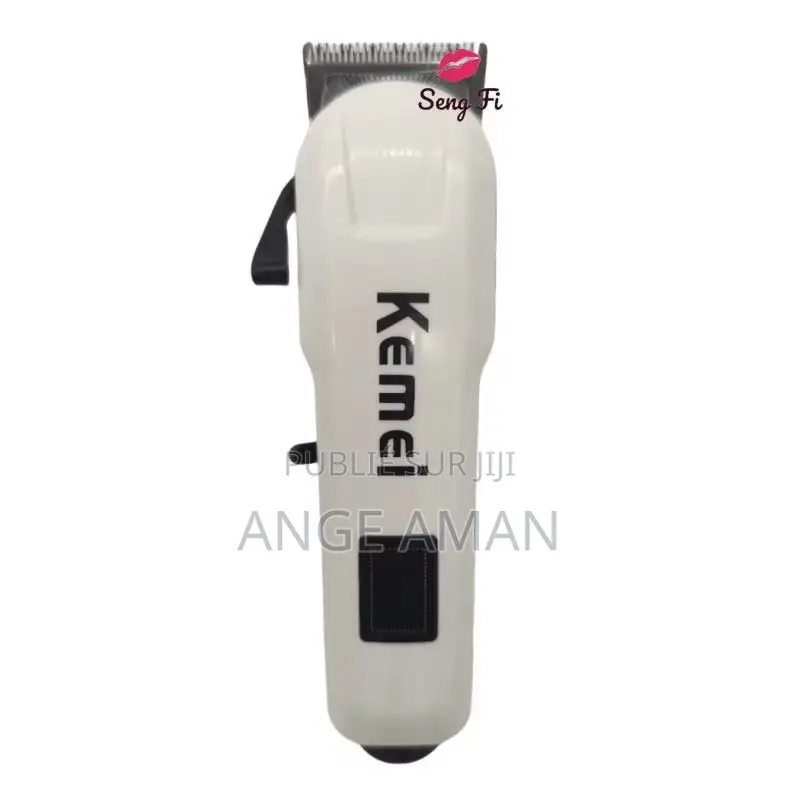 Tondeuse Professionnelle Sans Fil Kemei Avec Écran Led