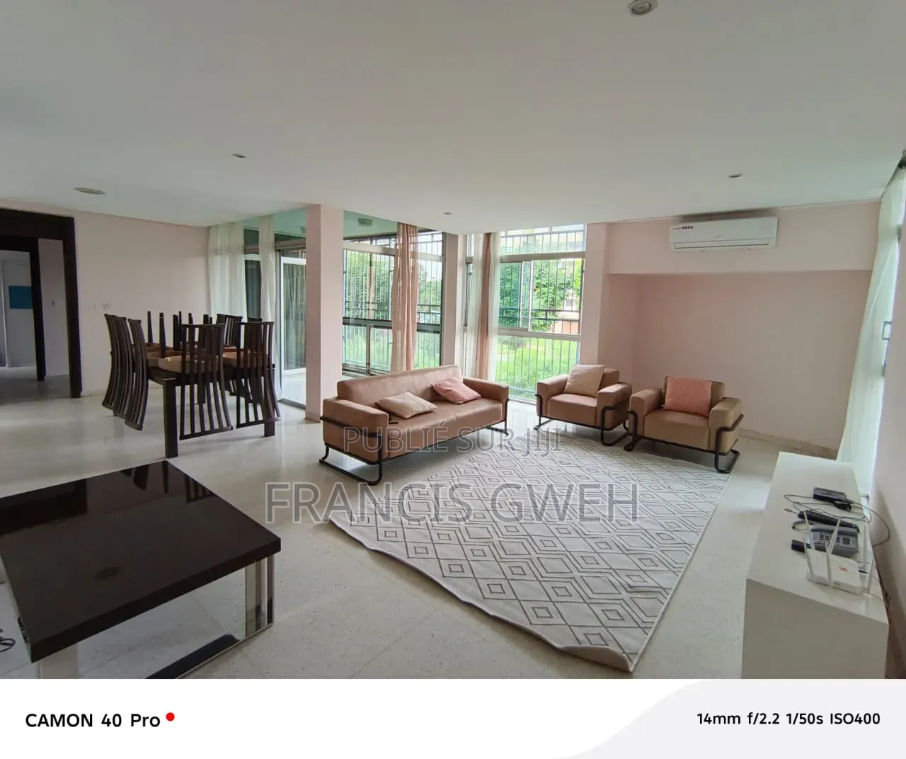 Meublé 4chbre Appartement dans Francis Gweh, Cocody à Louer