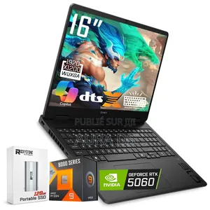 Nouveau Ordinateur portable HP Omen 16 32GB AMD Ryzen 9 SSD 1T