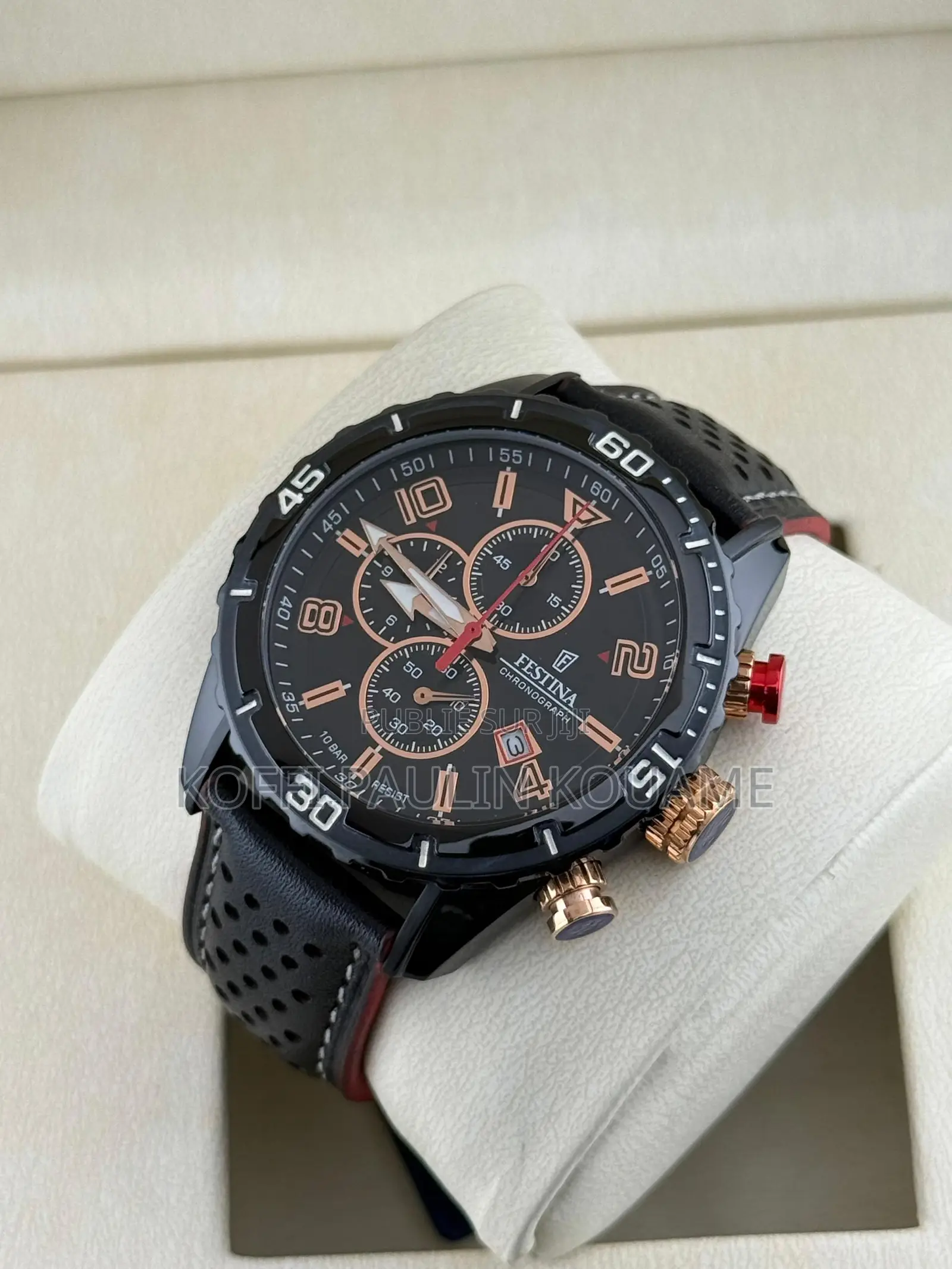 Montre Festina Homme en Cuir Originale